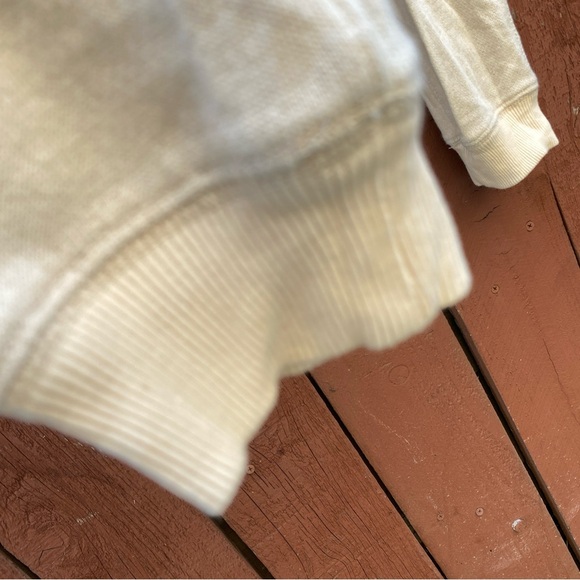 Cream Sweatpants with Purple 'FLAWLESS' Print - Picture 3 of 12